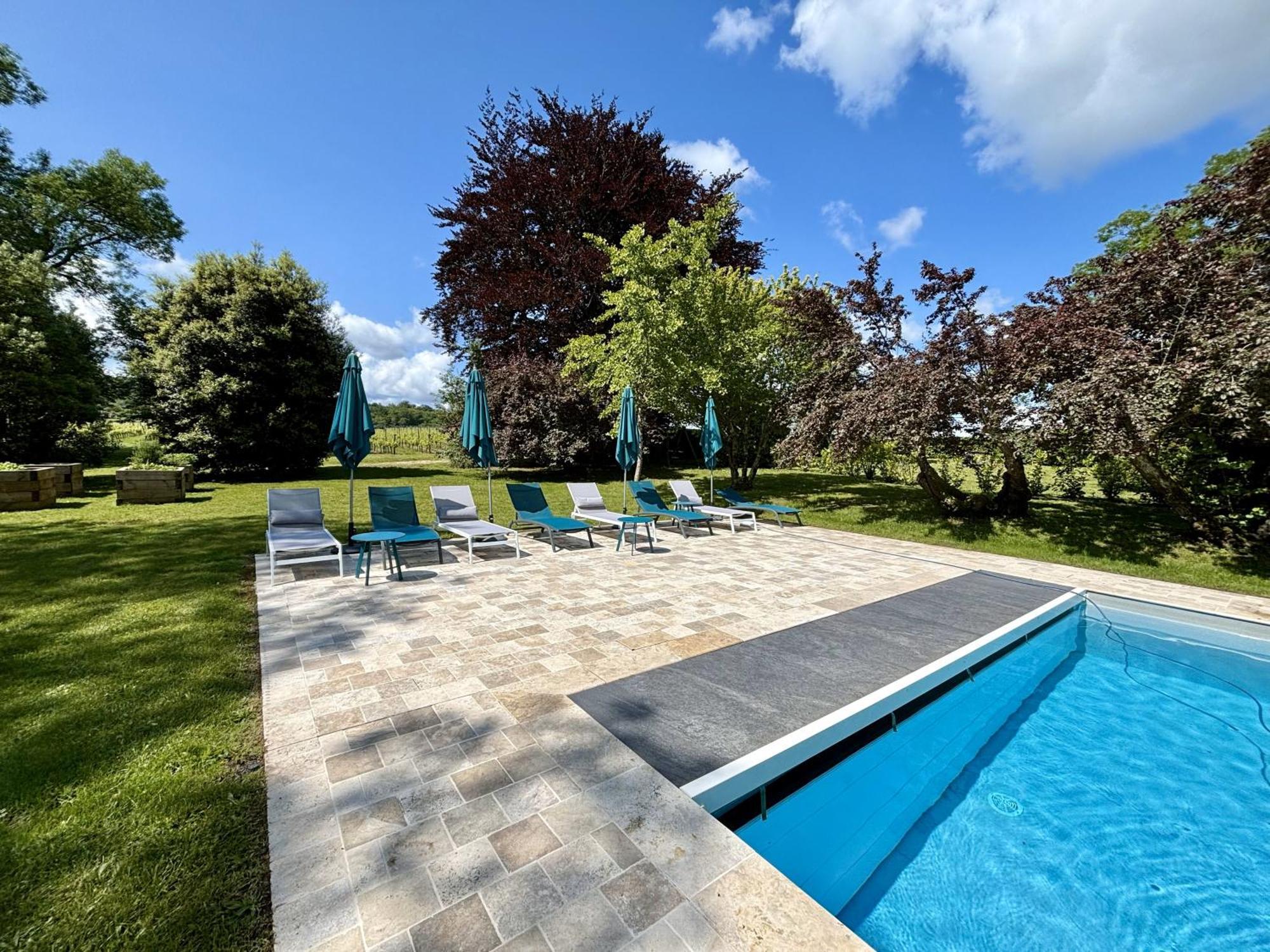 La Maison L'Eperon, Stylish 5 Star Villa Surrounded By Vineyard Near Saint Emilion Vérac Esterno foto